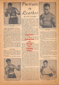 Boxing News Clipping #908 - Kid Riviera, Gene Jones, Buddy Washington, Bob Foxworth, Manuel Ortiz, Joe Louis