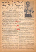 Boxing News Clipping #913 - Jersey Joe Walcott