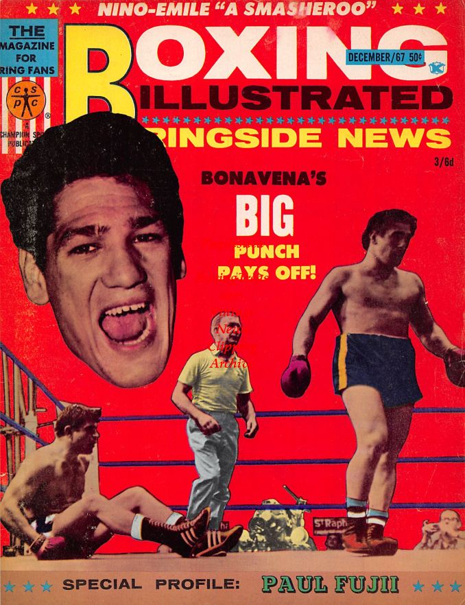 Boxing News Clipping #917 - Jack Johnson vs. Tommy Burns, Oscar Bonavena