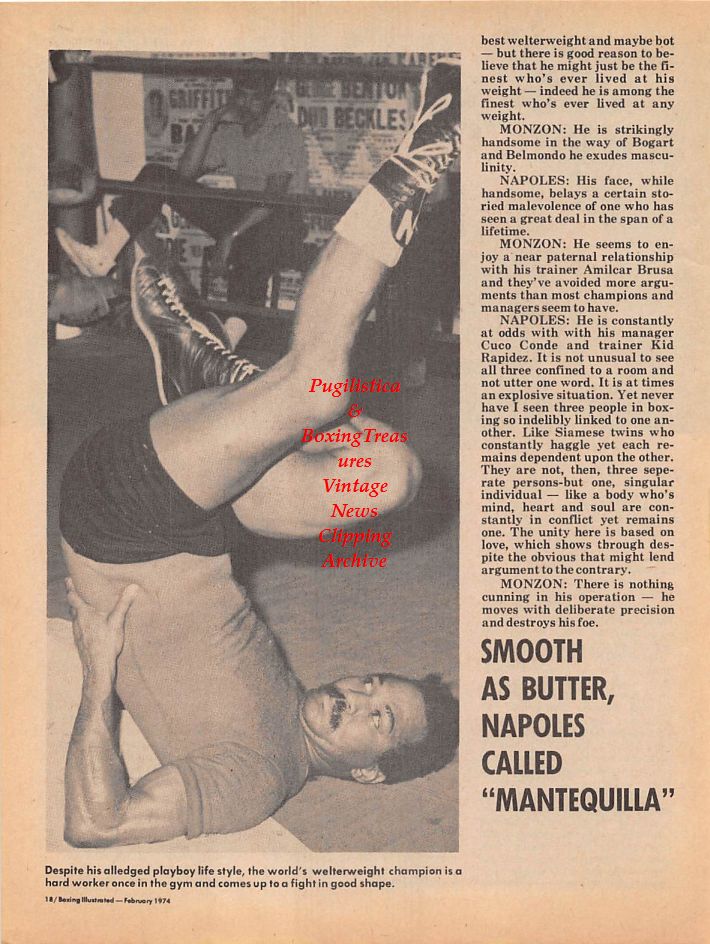 Boxing News Clipping #93 - Jose Napoles, Fate Davis