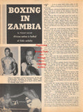 Boxing News Clipping #935 - Kid Miller, Fix Njelamanda, Doba Doba, Lonsdale Belt, Harry Vines, Nat Basso and others