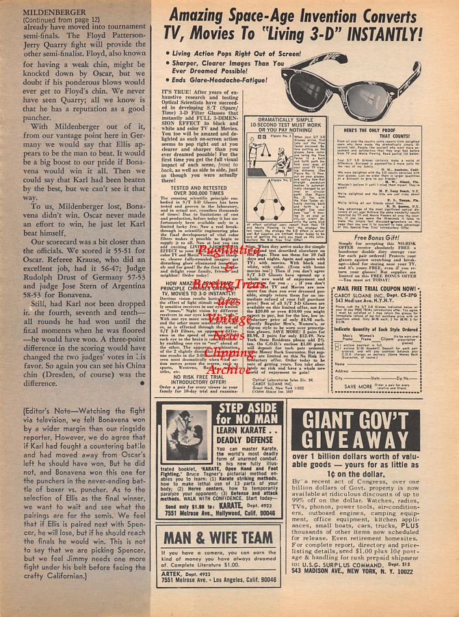 Boxing News Clipping #940 - Speedy Hayase vs. Katsuyoshi Takayama