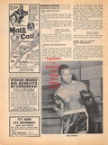 Boxing News Clipping #941 - Thad Spencer, Jerry Stokes, Eddie Jones, Lou Messina, Emile Bruneau