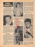 Boxing News Clipping #951 - Ralph Charles, Dick Duffy, Bobby Stininato, Irish Billy Dolphin, Carlos Ortiz vs. Flash Elorde
