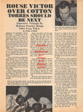 Boxing News Clipping #956 - Roger Rouse vs. Eddie Cotton, Billy Walker vs. Jose Menno