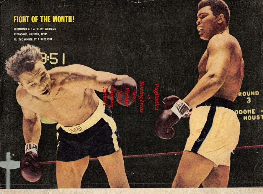 Boxing News Clipping #973 - Muhammad Ali vs. Cleveland Williams, Jim Rube Ferns