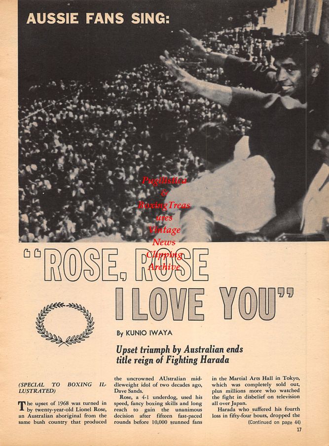 Boxing News Clipping #981 - Lionel Rose