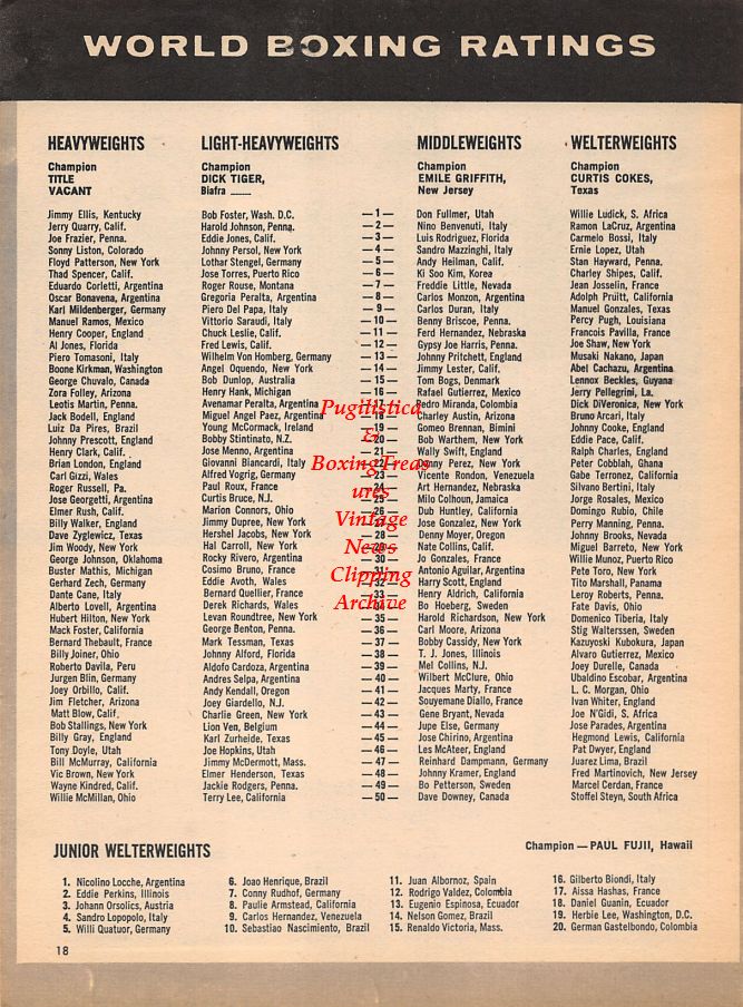 Boxing News Clipping #981 - Lionel Rose