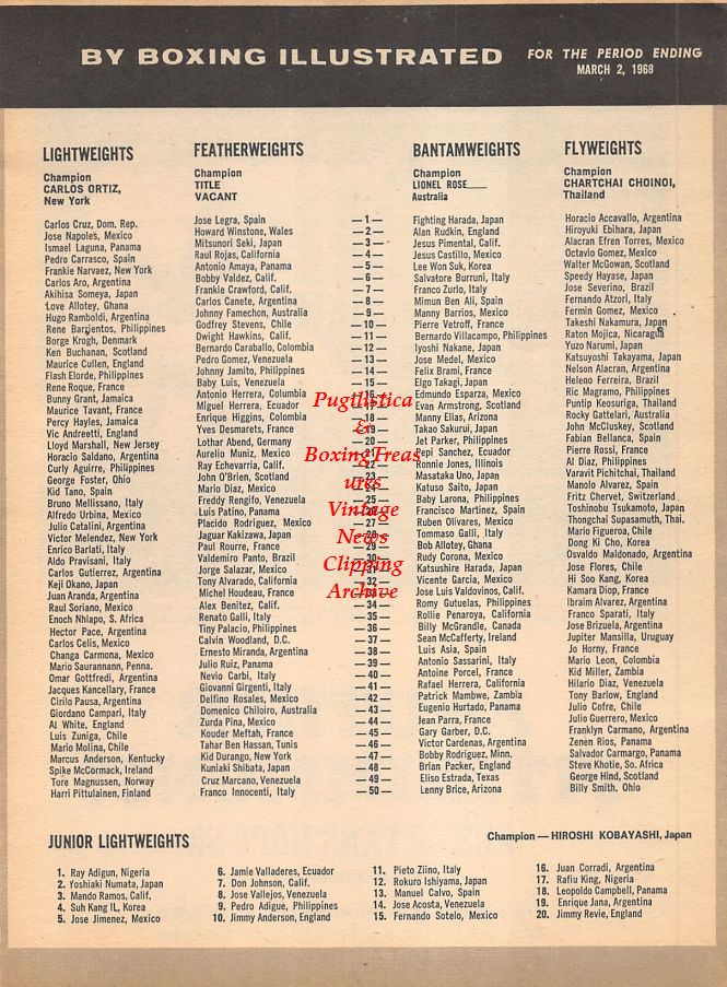 Boxing News Clipping #982 - Bob Dunlop vs. Les Boarden