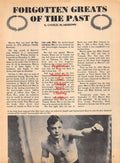 Boxing News Clipping #998 - Marvin Hart, Archie Hindman, Doc Kearns, Joey Maxim