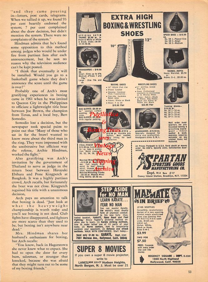 Boxing News Clipping #999 - Jim Braddock and Jersey Joe Walcott