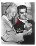 Boxing Photo #102 - Rocky Marciano & Dwight D. Eisenhower