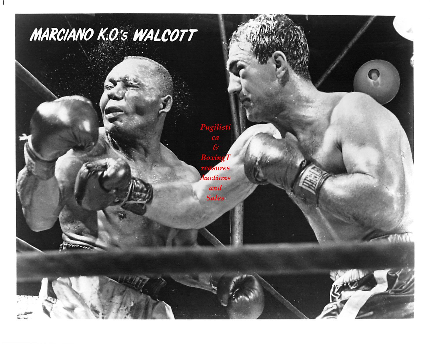 Boxing Photo #103 - Rocky Marciano vs. Jersey Joe Walcott