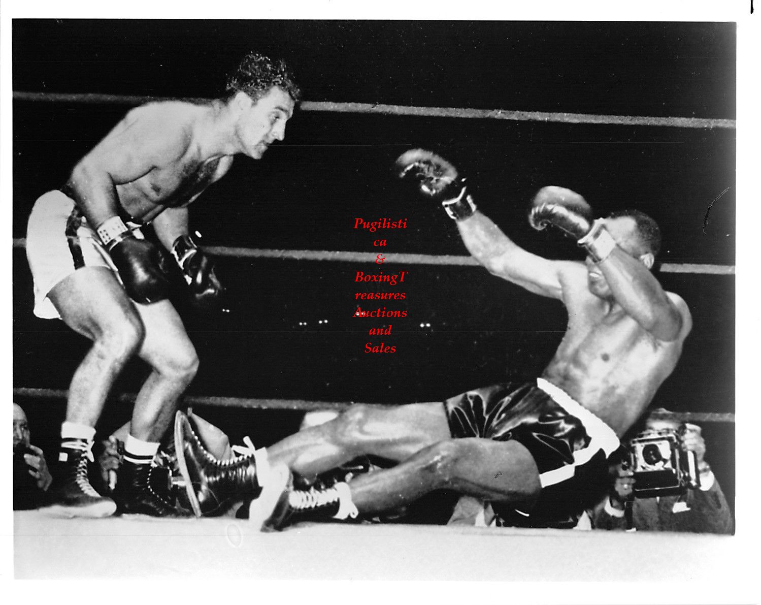 Boxing Photo #105 - Rocky Marciano vs. Jersey Joe Walcott II