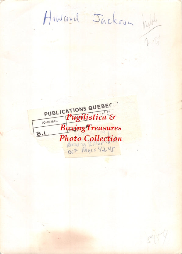 Boxing Photo #1092 - Howard Jackson