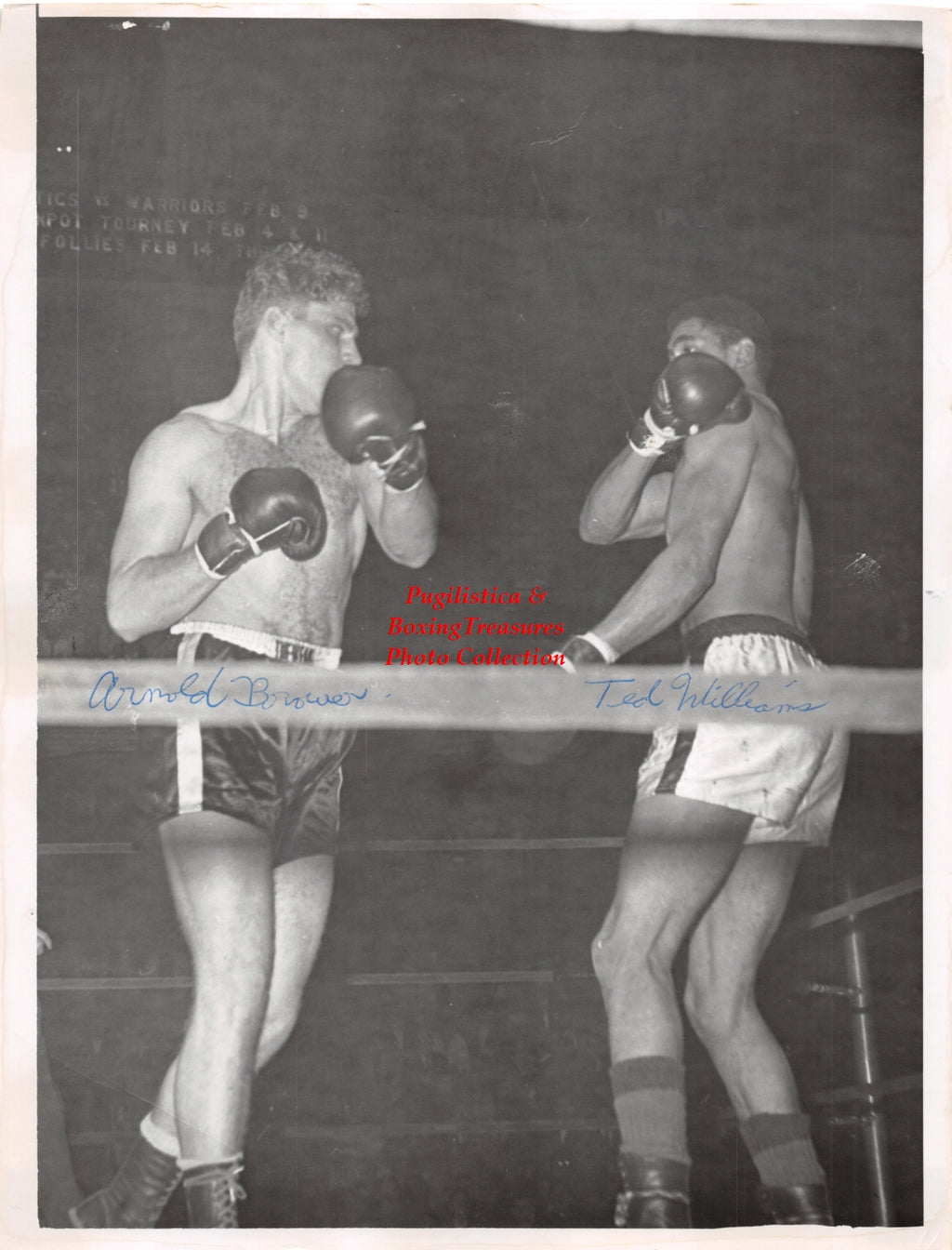 Boxing Photo #1218 - Ted Williams vs. Arnie Brower