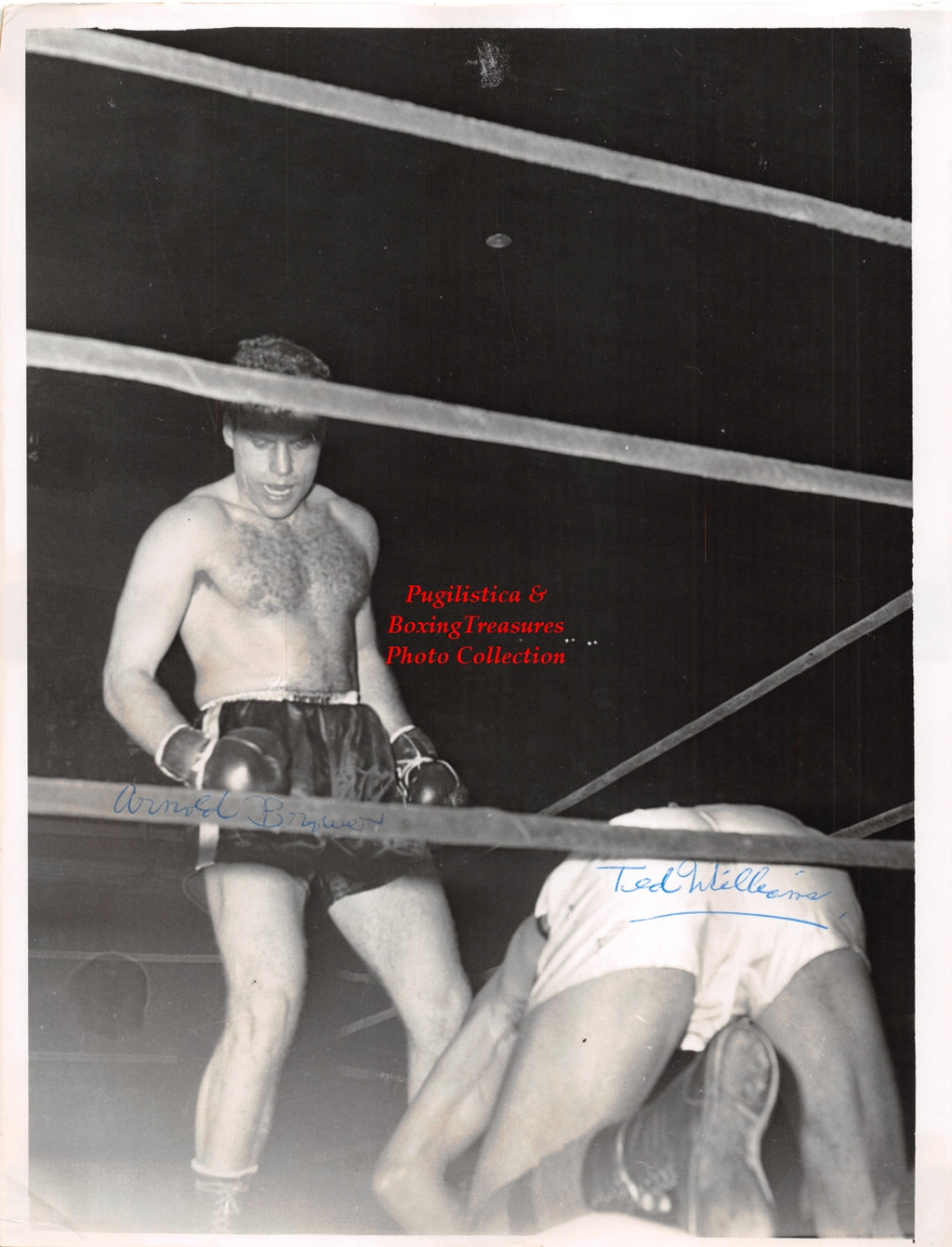 Boxing Photo #1221 - Arnie Brower vs. Ted Williams