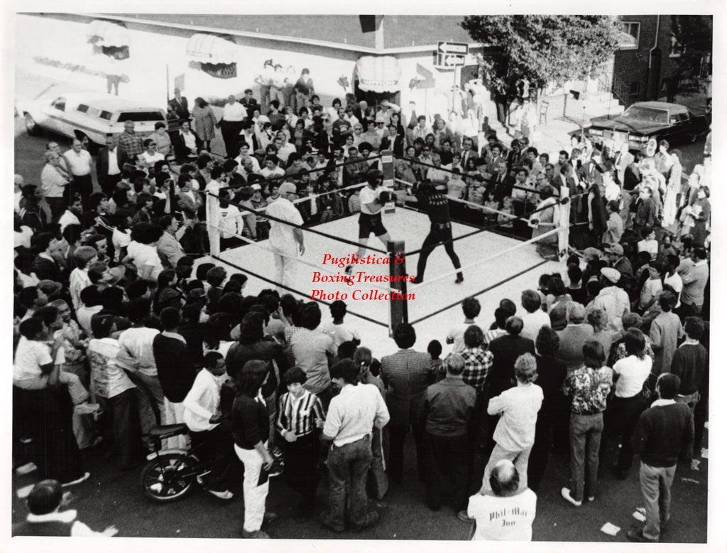 Boxing Photo #1226 - Ron McGarvey vs. Domenic Monaco, referee Pete Galiano