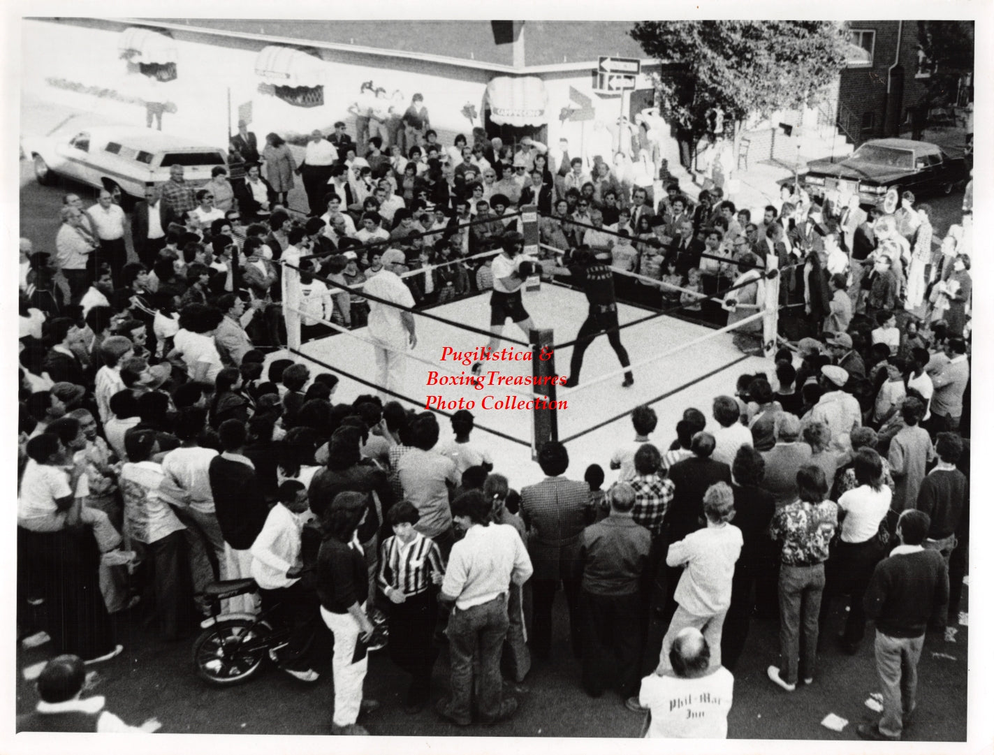 Boxing Photo #1226 - Ron McGarvey vs. Domenic Monaco, referee Pete Galiano