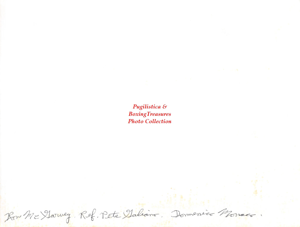 Boxing Photo #1226 - Ron McGarvey vs. Domenic Monaco, referee Pete Galiano