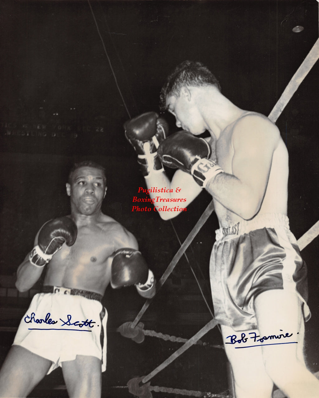 Boxing Photo #1227 - Bob Fosmire vs. Charley Scott - Boston Garden