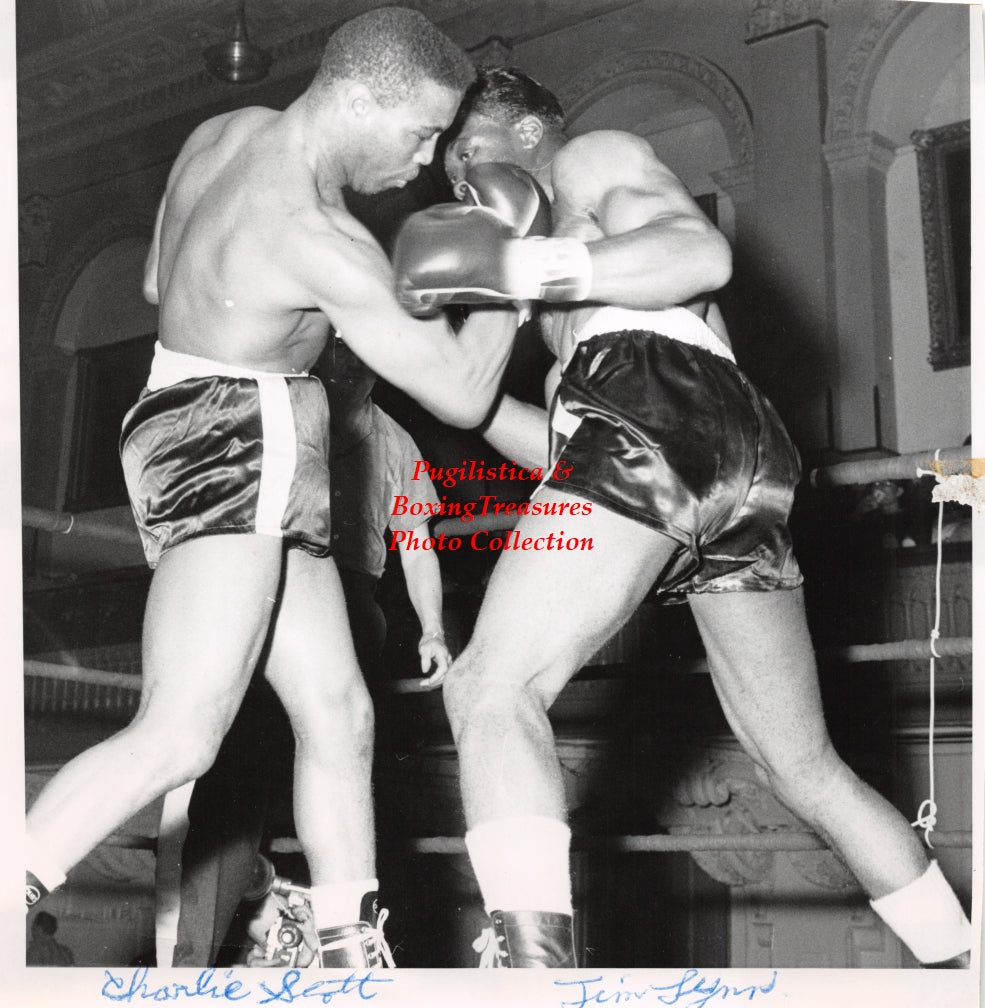 Boxing Photo #1238 - Jimmy Lynn vs. Charley Scott - Worcester, Massachusetts