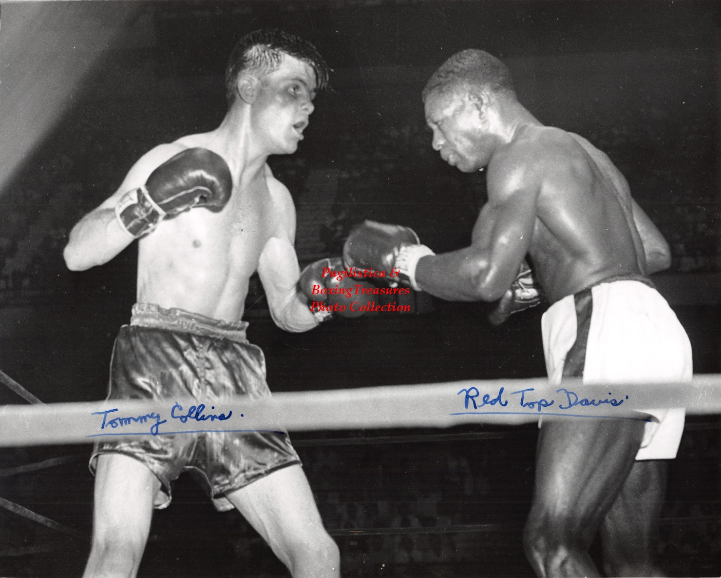 Boxing Photo #1241 - Tommy Collins vs. Teddy "Red Top" Davis - Boston Garden