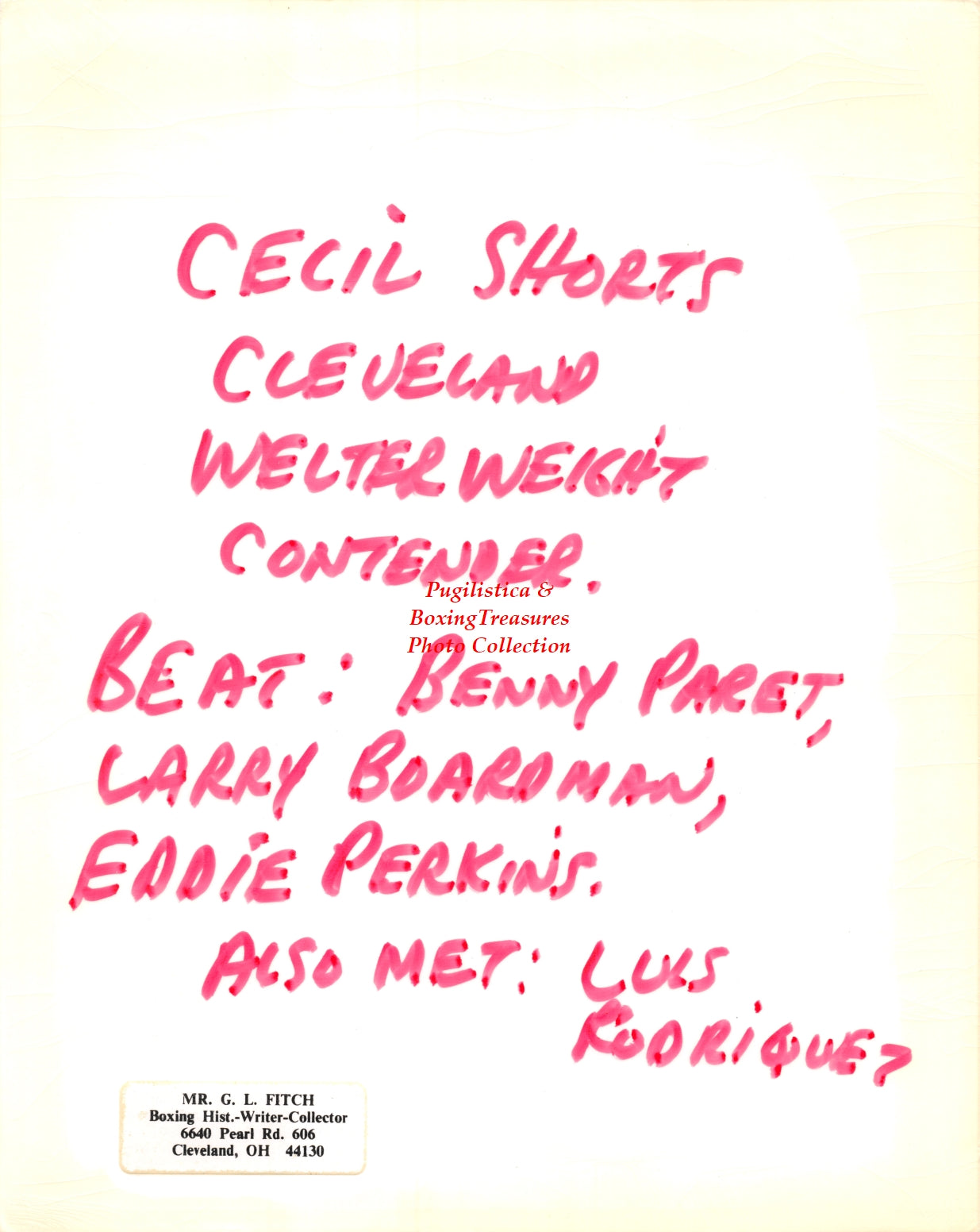 Boxing Photo #1250 - Cecil Shorts