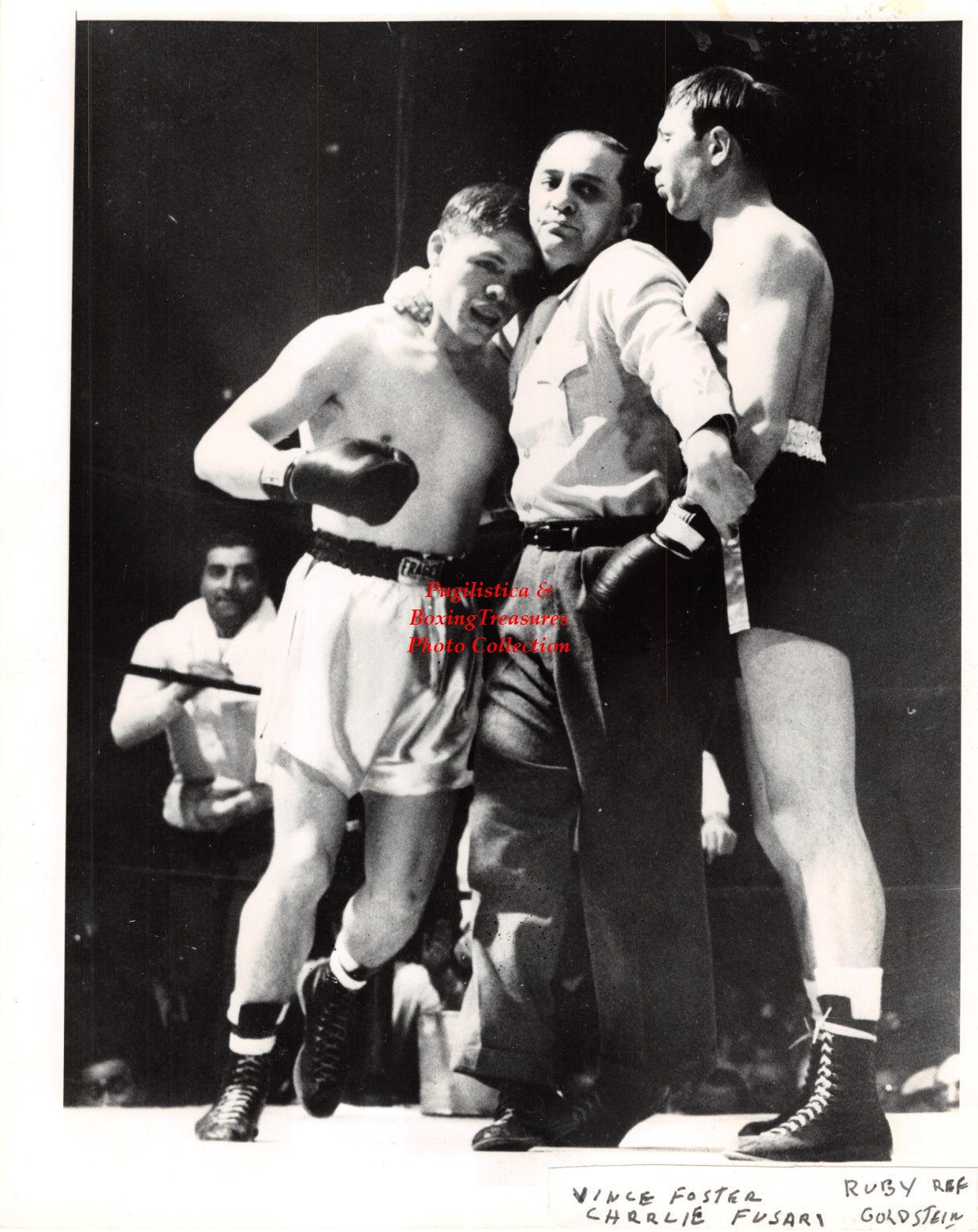 Boxing Photo #1260 - Vince Foster vs. Charley Fusari, Ruby Goldstein