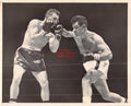 Boxing Photo #1272 - Vintage c. 1940's Unidentified Boxing Action Press Photograph