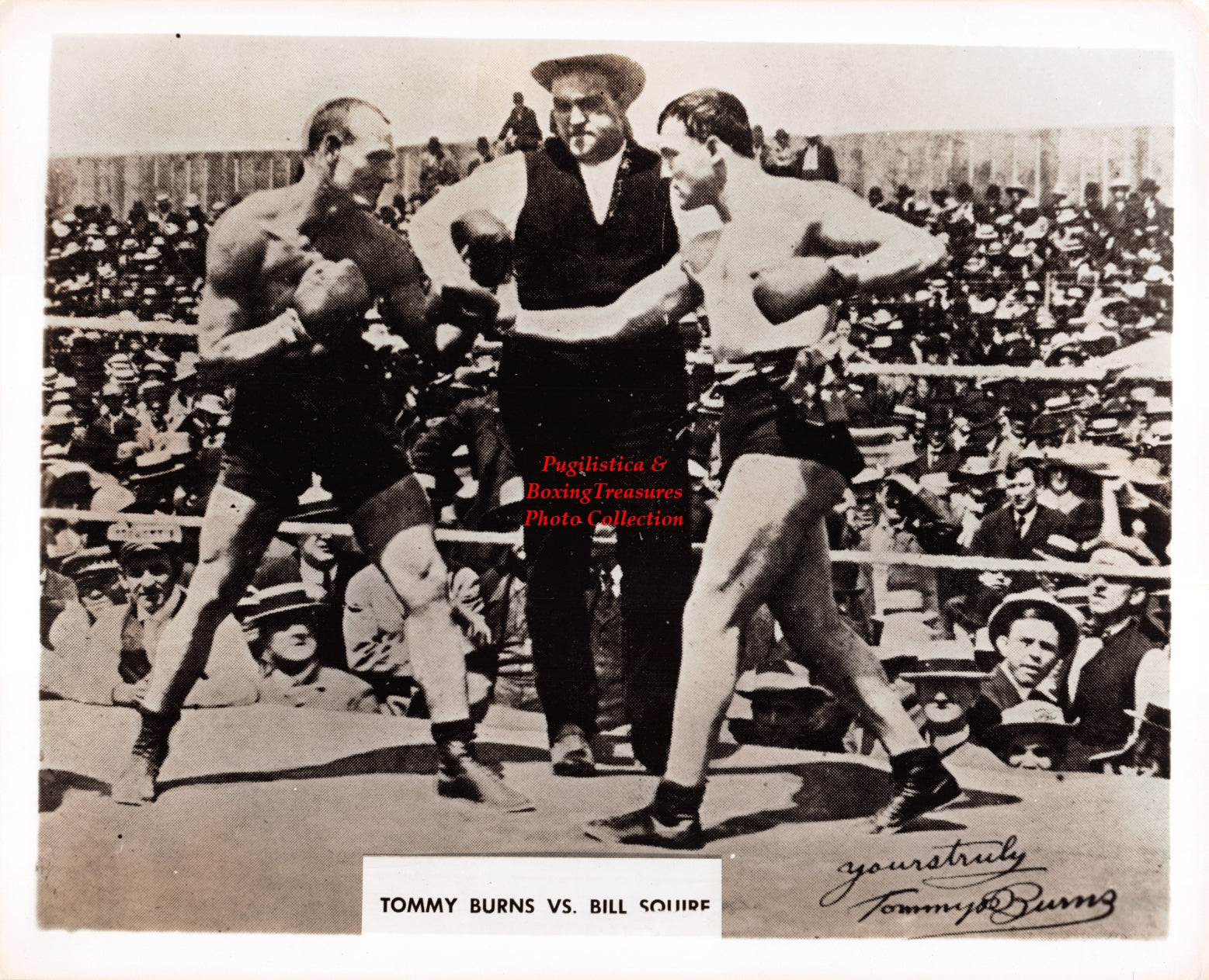 Boxing Photo #1287 - Tommy Burns vs. Bill Squires, James Jeffries