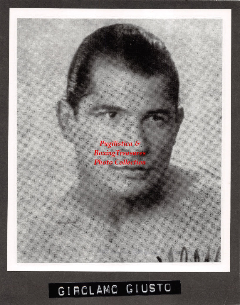 Boxing Photo #1376 - Gerolamo Giusto "Giusti"