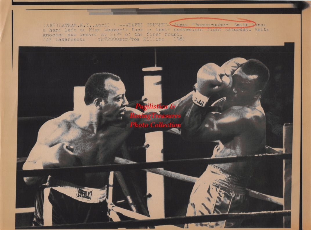 Boxing Photo #1378 - James "Bonecrusher" Smith vs. Mike Weaver