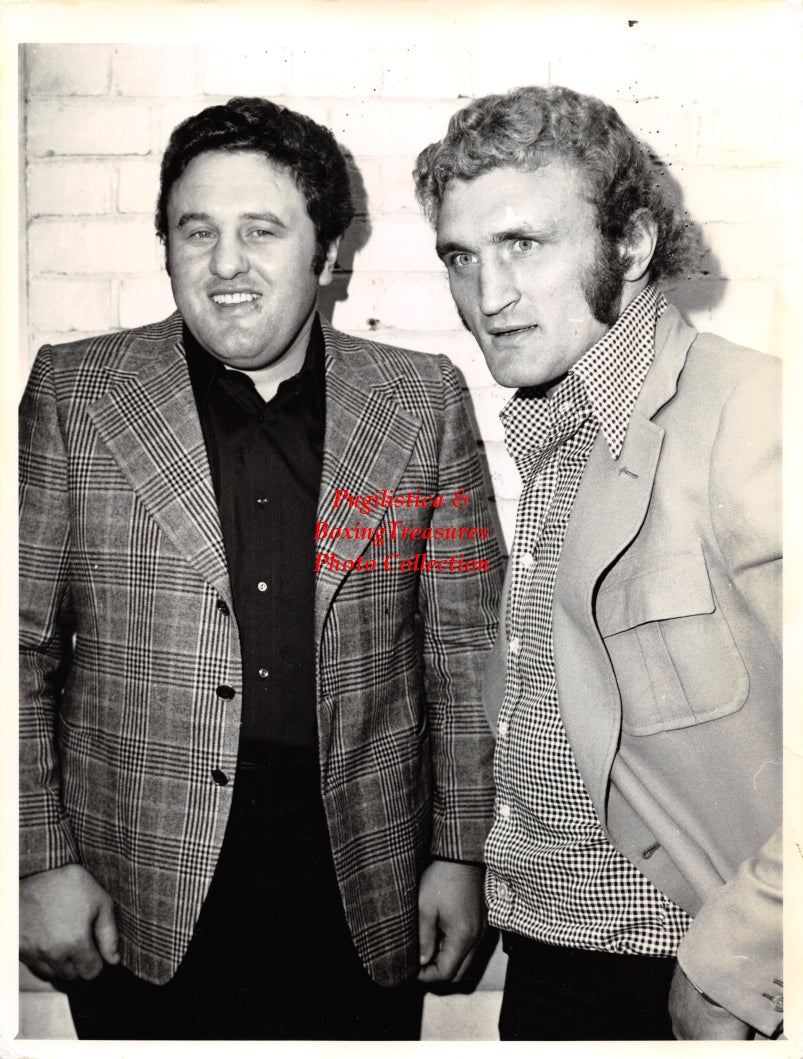 Boxing Photo #1381 - Joe Bugner vs. Giuseppe "Bepi" Ros - vintage press photo