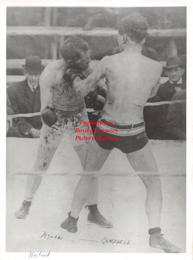 Boxing Photo #1386 - "Fighting" Dick Hyland vs. Ray Campbell - Steveston, British Columbia