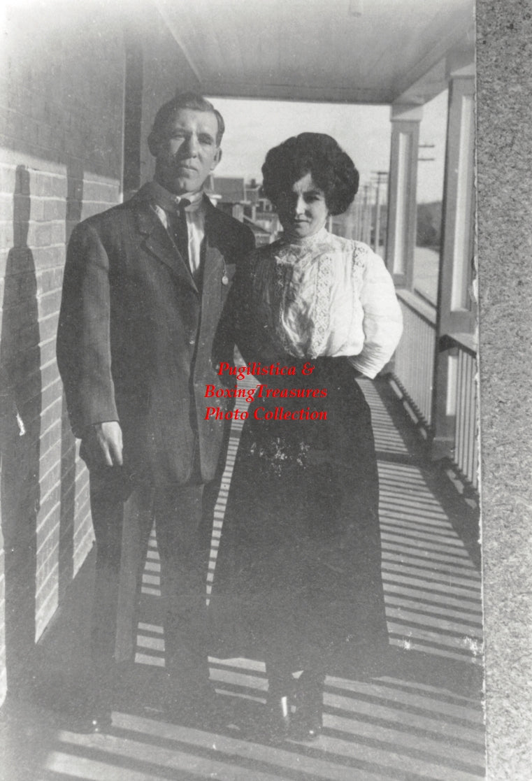 Boxing Photo #1387 - "Fighting" Dick Hyland and Wife - Alberta, Canada