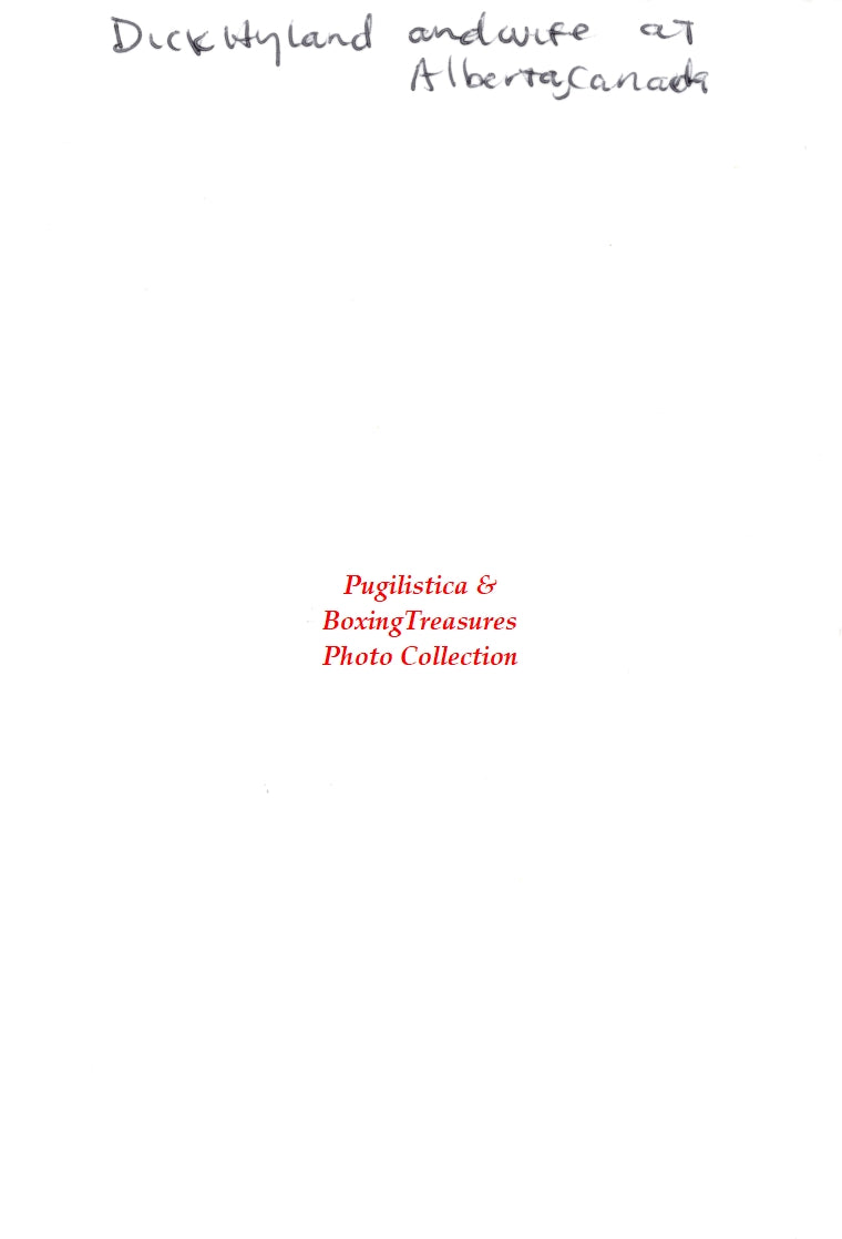 Boxing Photo #1387 - "Fighting" Dick Hyland and Wife - Alberta, Canada