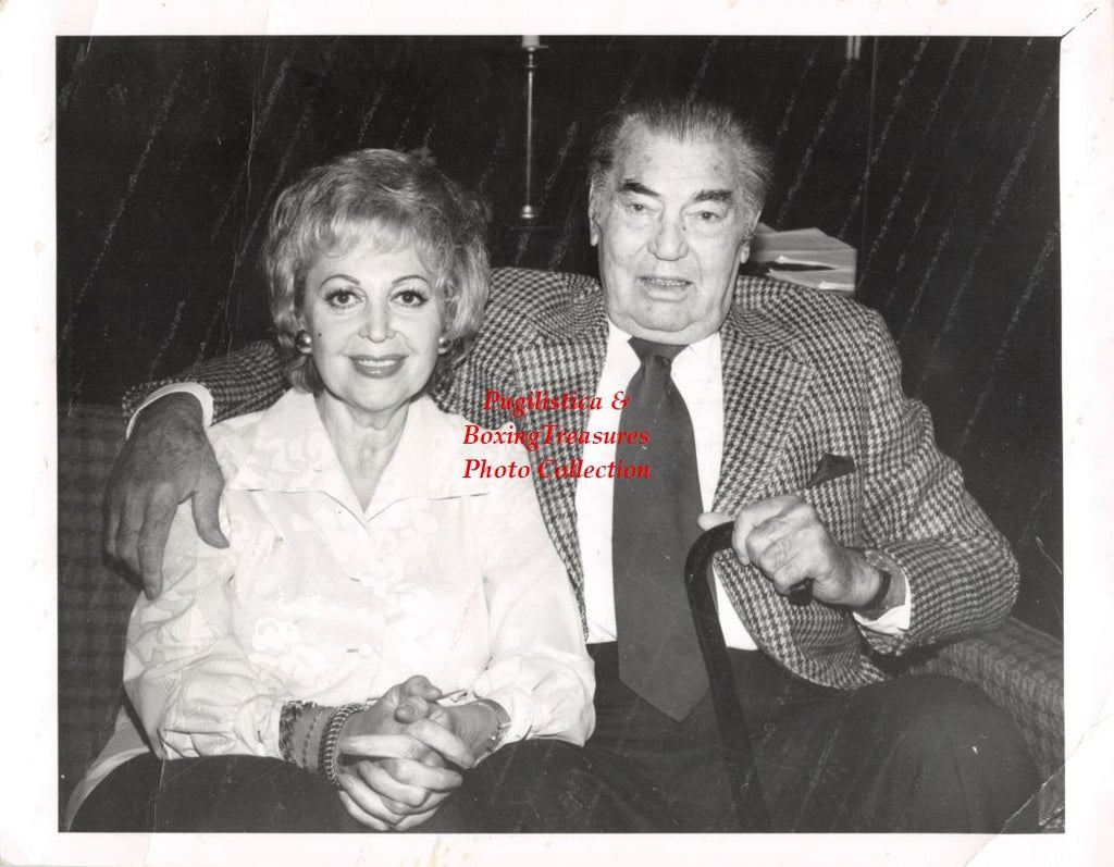 Boxing Photo #1451 - Jack Dempsey and Wife, Deanna - Vintage 1973 Press Photograph