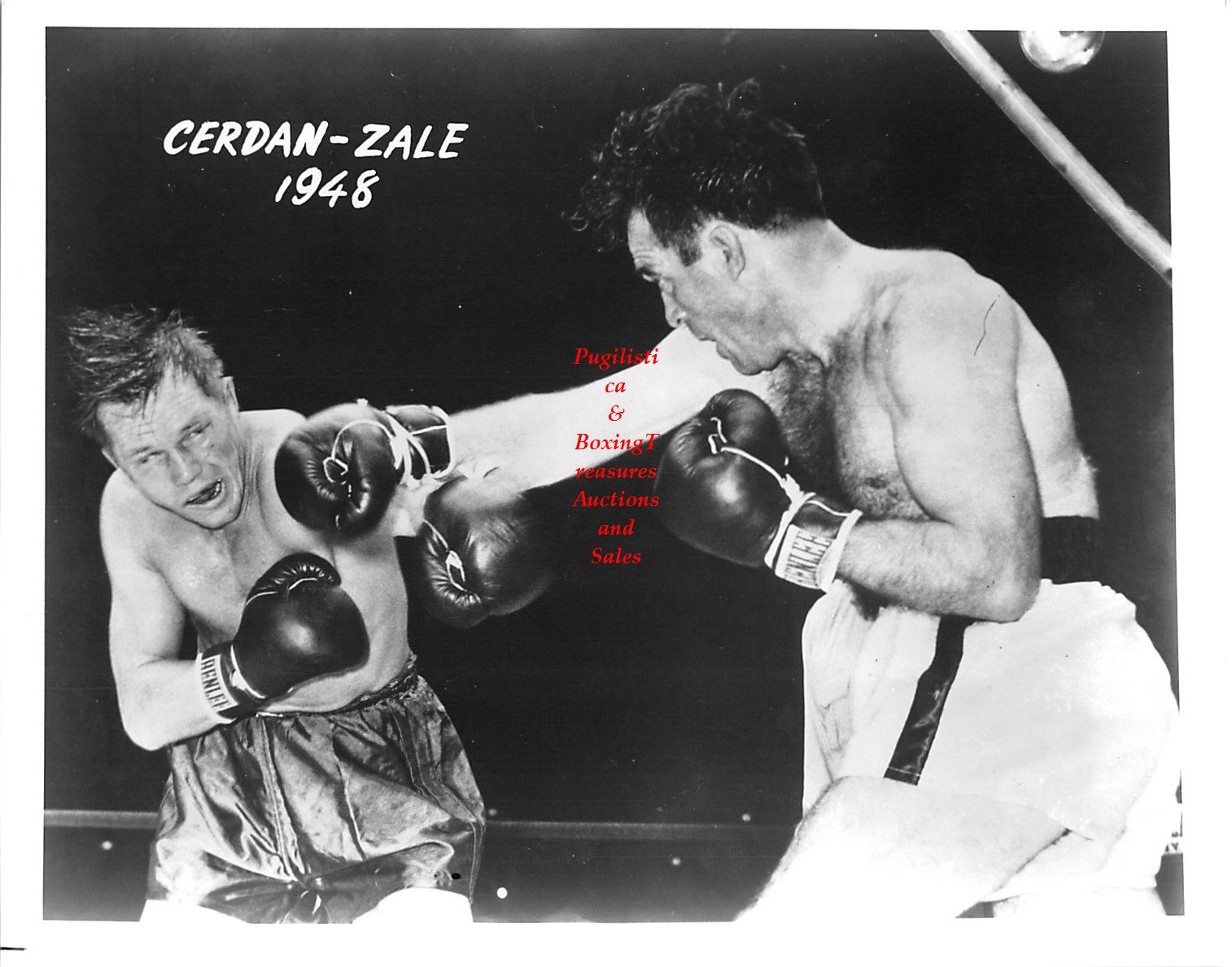 Boxing Photo #194 - Marcel Cerdan vs. Tony Zale