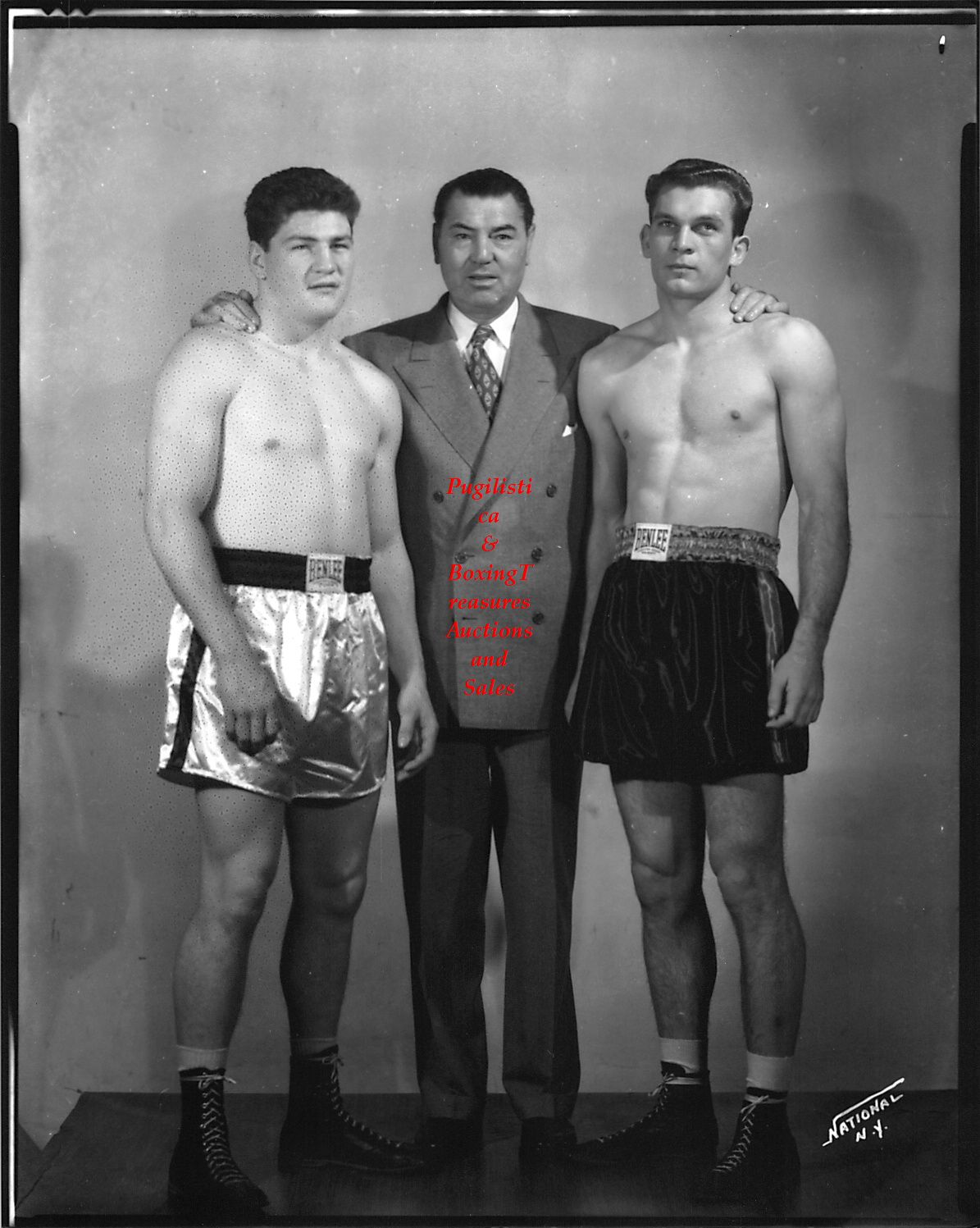 Boxing Photo #237 - Rex Layne, Jack Dempsey, Jack Nelson