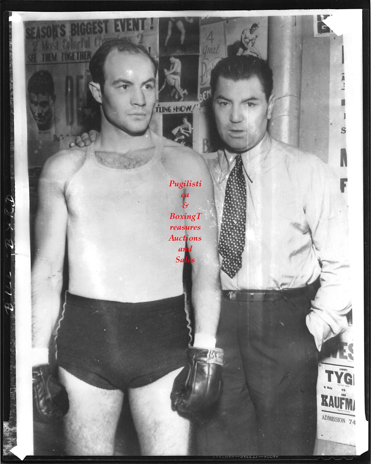 Boxing Photo #241 - Jack Dempsey and Bill Boyd