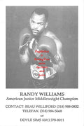 Boxing Photo #300 - Randy Williams