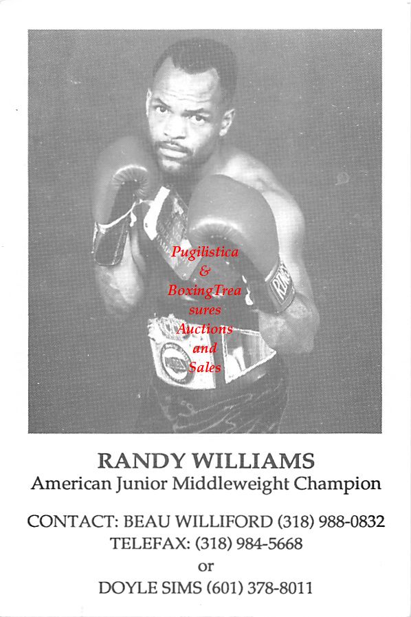 Boxing Photo #300 - Randy Williams