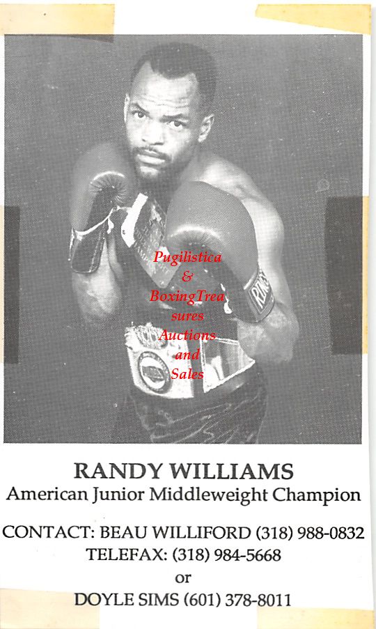 Boxing Photo #311 - Randy Williams