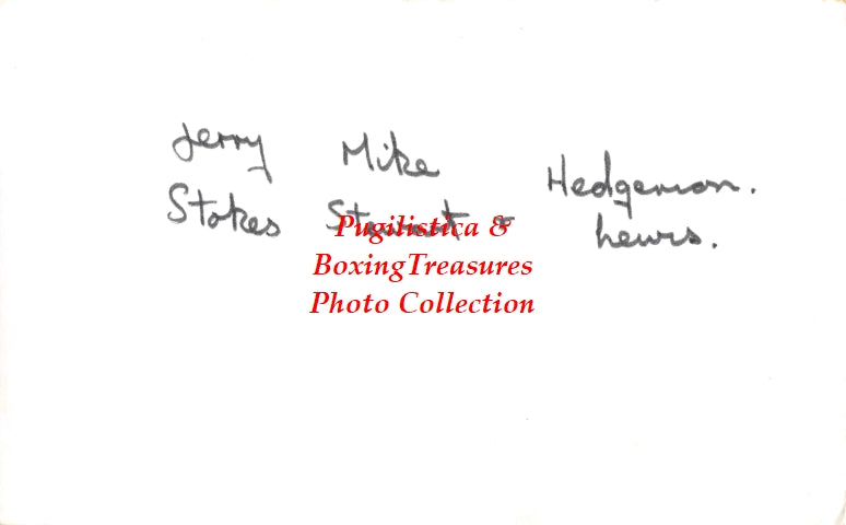 Boxing Photo #927 - Hedgemon Lewis, Jerry Stokes and Mike Stewart