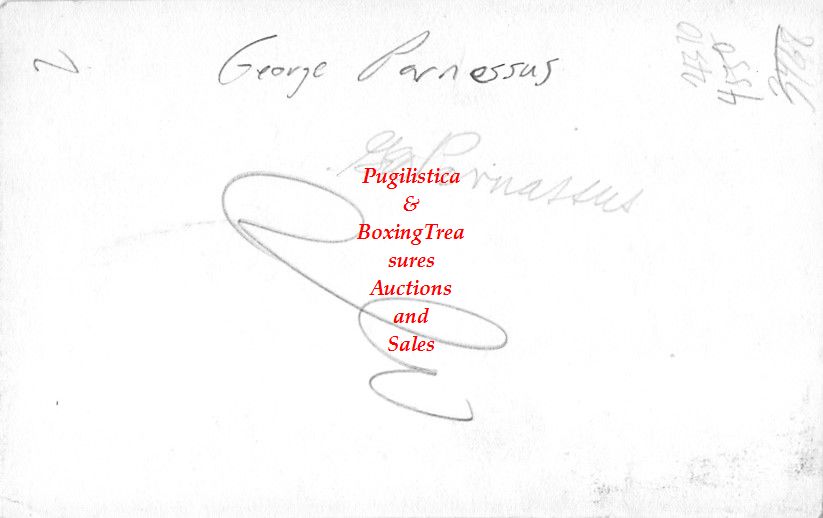 Boxing Photo #549 - George Parnassus