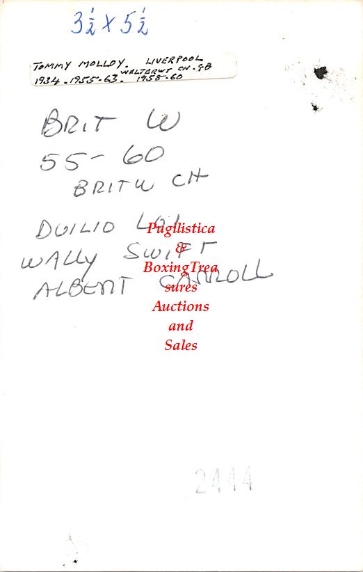 Boxing Photo #605 - Tommy Molloy