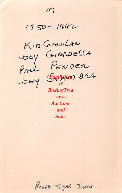 Boxing Photo #682 - Ralph Tiger Jones