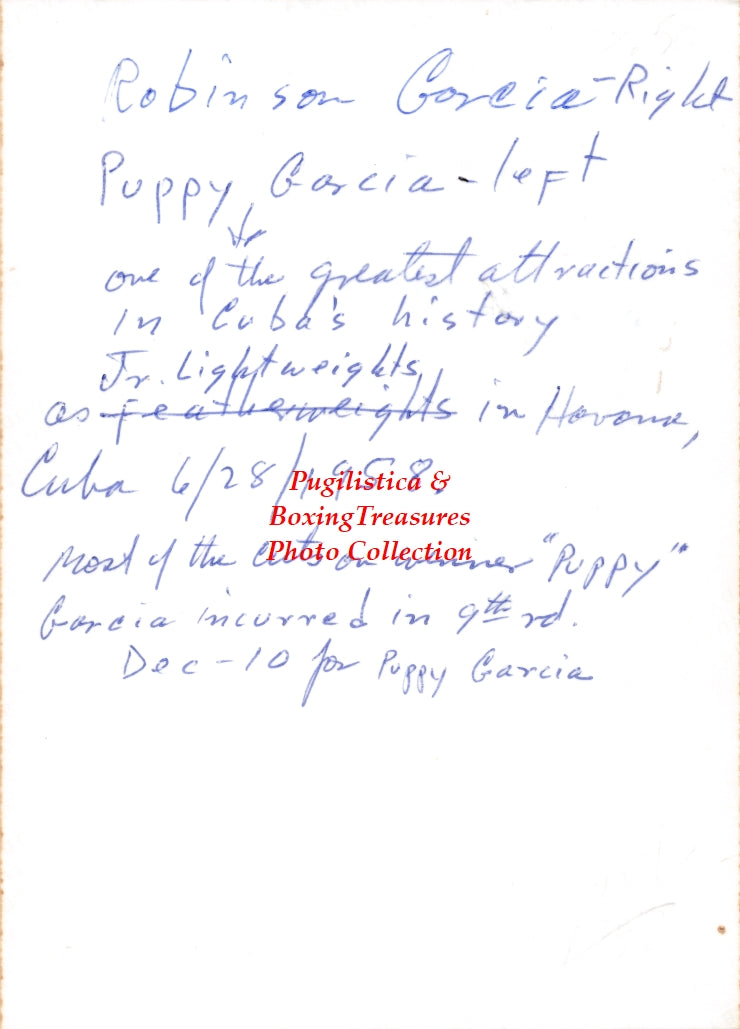 Boxing Photo #769 - Angel Robinson Garcia vs. Pupi Garcia