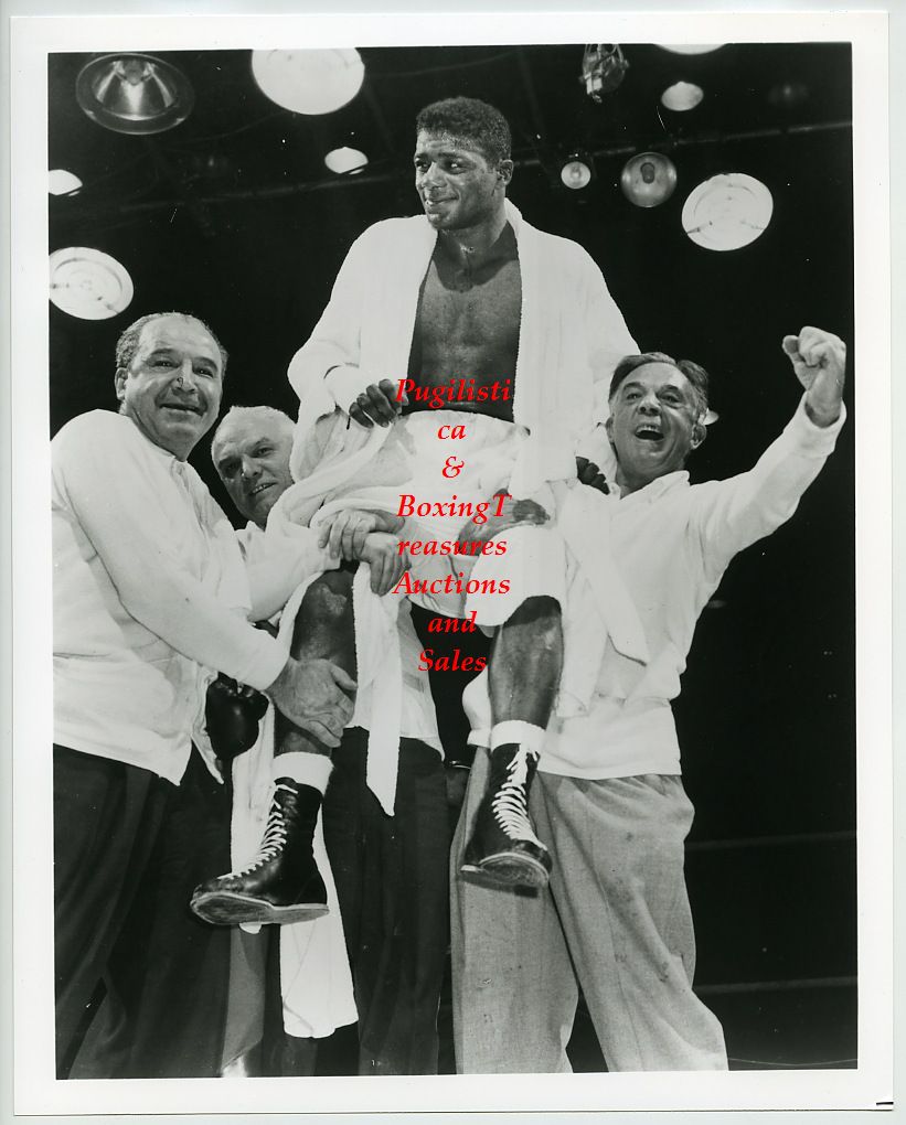 Boxing Photo #77 - Floyd Patterson with Cus D'Amato and Florio Brothers